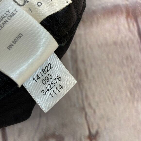 Hugo Buscati Collection Women Genuine Leather Pants Size 4 Raw Hem D041 -29 - Picture 11 of 16